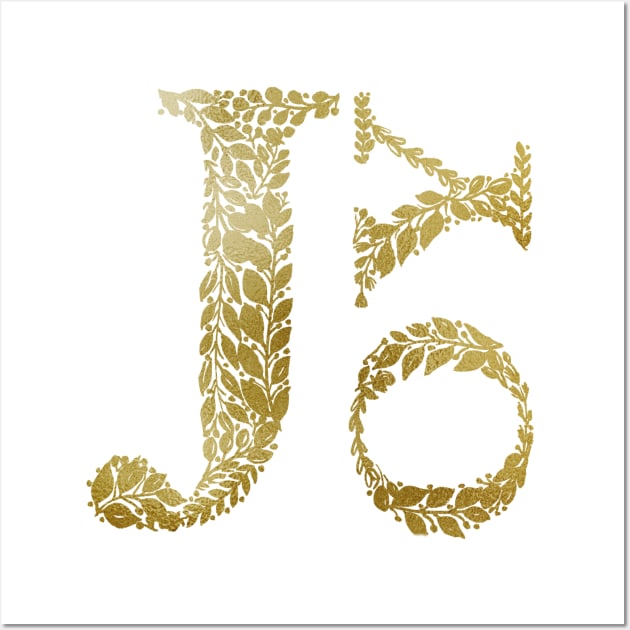 Joy in gold Wall Art by racheldwilliams